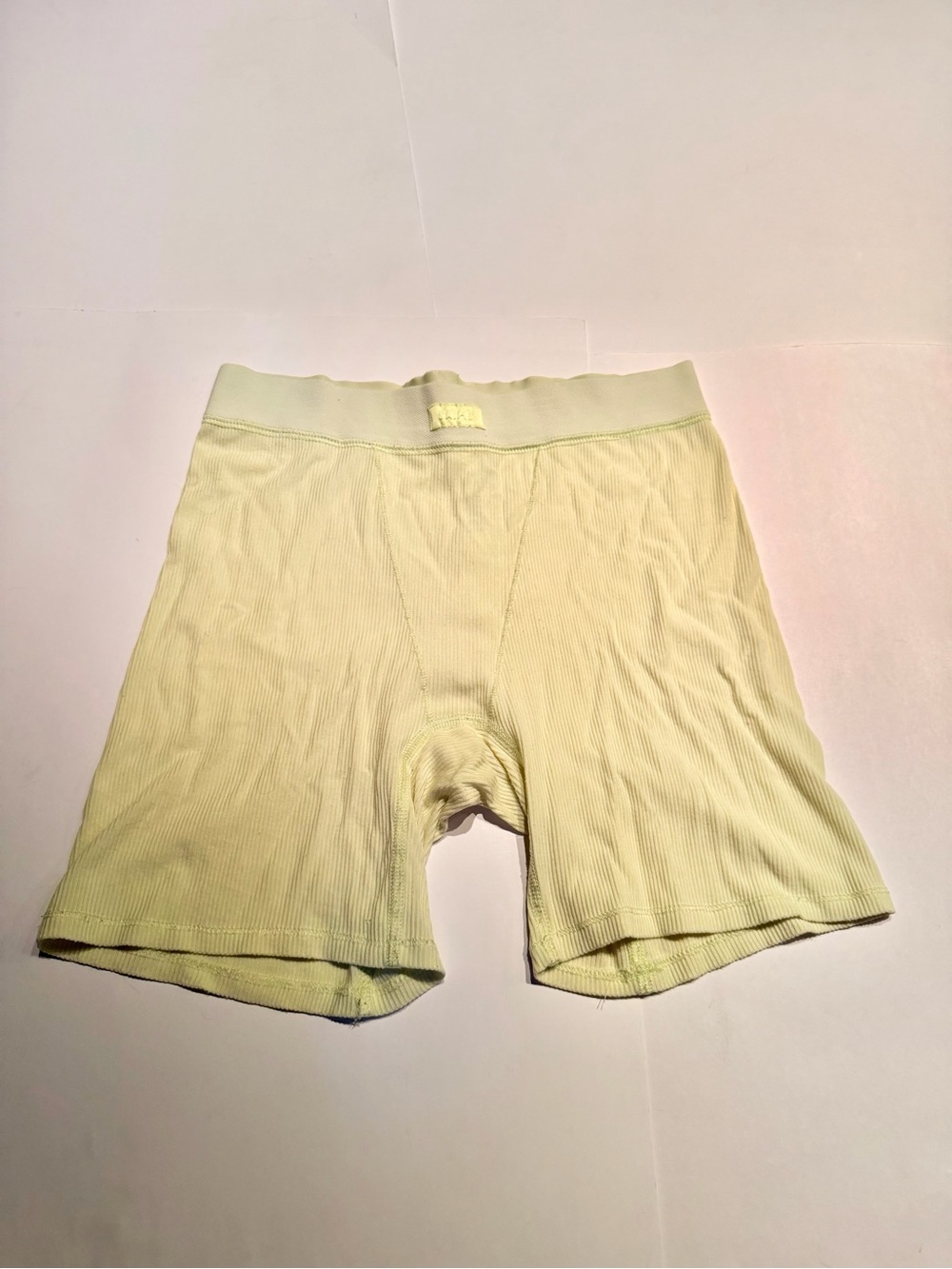SKIMS Cotton Rib Shorts in Lemonade Size: Small ‼️SEE ALL PICS‼️